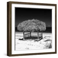 Cuba Fuerte Collection SQ BW - Paradise Beach-Philippe Hugonnard-Framed Photographic Print