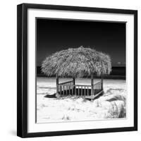 Cuba Fuerte Collection SQ BW - Paradise Beach-Philippe Hugonnard-Framed Photographic Print