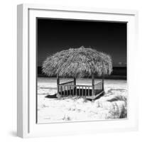 Cuba Fuerte Collection SQ BW - Paradise Beach-Philippe Hugonnard-Framed Photographic Print