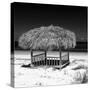 Cuba Fuerte Collection SQ BW - Paradise Beach-Philippe Hugonnard-Stretched Canvas