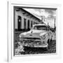 Cuba Fuerte Collection SQ BW - Plymouth Classic Car II-Philippe Hugonnard-Framed Photographic Print