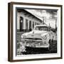 Cuba Fuerte Collection SQ BW - Plymouth Classic Car-Philippe Hugonnard-Framed Photographic Print