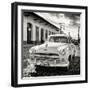 Cuba Fuerte Collection SQ BW - Plymouth Classic Car-Philippe Hugonnard-Framed Photographic Print