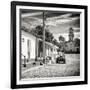 Cuba Fuerte Collection SQ BW - Quiet Street in Trinidad-Philippe Hugonnard-Framed Photographic Print