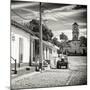 Cuba Fuerte Collection SQ BW - Quiet Street in Trinidad-Philippe Hugonnard-Mounted Photographic Print