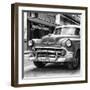 Cuba Fuerte Collection SQ BW - Retro Car in Havana-Philippe Hugonnard-Framed Photographic Print