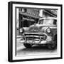 Cuba Fuerte Collection SQ BW - Retro Car in Havana-Philippe Hugonnard-Framed Photographic Print