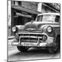 Cuba Fuerte Collection SQ BW - Retro Car in Havana-Philippe Hugonnard-Mounted Photographic Print