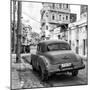 Cuba Fuerte Collection SQ BW - Retro Car in Havana-Philippe Hugonnard-Mounted Photographic Print