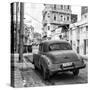 Cuba Fuerte Collection SQ BW - Retro Car in Havana-Philippe Hugonnard-Stretched Canvas