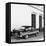 Cuba Fuerte Collection SQ BW - Retro Car in Trinidad II-Philippe Hugonnard-Framed Stretched Canvas