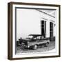 Cuba Fuerte Collection SQ BW - Retro Car in Trinidad II-Philippe Hugonnard-Framed Photographic Print