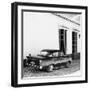 Cuba Fuerte Collection SQ BW - Retro Car in Trinidad II-Philippe Hugonnard-Framed Photographic Print