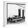 Cuba Fuerte Collection SQ BW - Retro Car in Trinidad II-Philippe Hugonnard-Framed Photographic Print