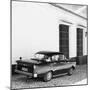 Cuba Fuerte Collection SQ BW - Retro Car in Trinidad II-Philippe Hugonnard-Mounted Photographic Print