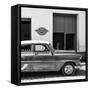 Cuba Fuerte Collection SQ BW - Retro Car Trinidad II-Philippe Hugonnard-Framed Stretched Canvas
