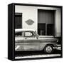 Cuba Fuerte Collection SQ BW - Retro Car Trinidad-Philippe Hugonnard-Framed Stretched Canvas
