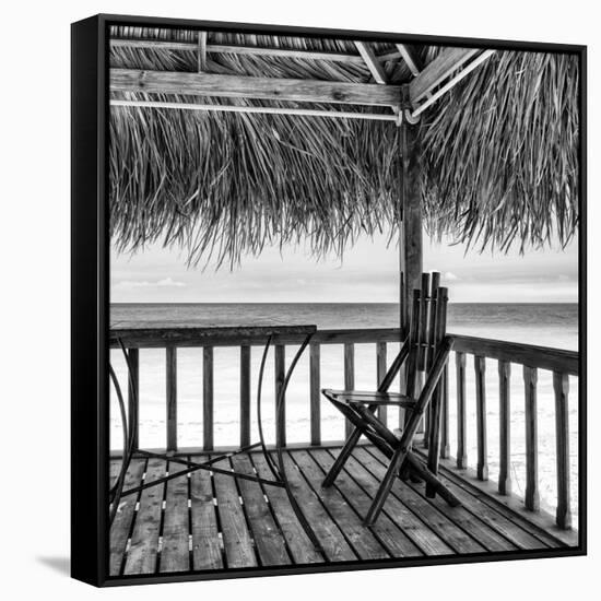Cuba Fuerte Collection SQ BW - Serenity III-Philippe Hugonnard-Framed Stretched Canvas
