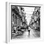 Cuba Fuerte Collection SQ BW - Street Scene Havana II-Philippe Hugonnard-Framed Photographic Print