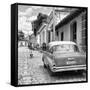 Cuba Fuerte Collection SQ BW - Street Scene Trinidad II-Philippe Hugonnard-Framed Stretched Canvas