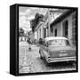 Cuba Fuerte Collection SQ BW - Street Scene Trinidad II-Philippe Hugonnard-Framed Stretched Canvas