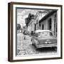 Cuba Fuerte Collection SQ BW - Street Scene Trinidad II-Philippe Hugonnard-Framed Photographic Print