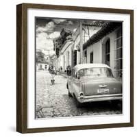 Cuba Fuerte Collection SQ BW - Street Scene Trinidad-Philippe Hugonnard-Framed Photographic Print