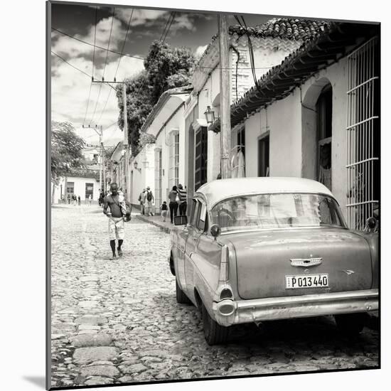 Cuba Fuerte Collection SQ BW - Street Scene Trinidad-Philippe Hugonnard-Mounted Photographic Print
