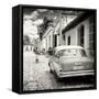 Cuba Fuerte Collection SQ BW - Street Scene Trinidad-Philippe Hugonnard-Framed Stretched Canvas