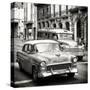 Cuba Fuerte Collection SQ BW - Taxi Cars Havana-Philippe Hugonnard-Stretched Canvas