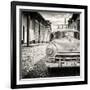 Cuba Fuerte Collection SQ BW - Taxi in Trinidad-Philippe Hugonnard-Framed Photographic Print