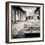 Cuba Fuerte Collection SQ BW - Taxi in Trinidad-Philippe Hugonnard-Framed Photographic Print