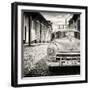 Cuba Fuerte Collection SQ BW - Taxi in Trinidad-Philippe Hugonnard-Framed Photographic Print