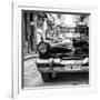 Cuba Fuerte Collection SQ BW - Taxi of Havana II-Philippe Hugonnard-Framed Photographic Print