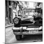 Cuba Fuerte Collection SQ BW - Taxi of Havana II-Philippe Hugonnard-Mounted Photographic Print