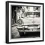 Cuba Fuerte Collection SQ BW - Taxi of Havana-Philippe Hugonnard-Framed Photographic Print