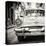 Cuba Fuerte Collection SQ BW - Taxi of Havana-Philippe Hugonnard-Stretched Canvas