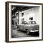 Cuba Fuerte Collection SQ BW - Taxi Pontiac 1953-Philippe Hugonnard-Framed Photographic Print