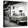 Cuba Fuerte Collection SQ BW - Taxi Pontiac 1953-Philippe Hugonnard-Stretched Canvas