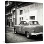 Cuba Fuerte Collection SQ BW - Taxi Pontiac 1953-Philippe Hugonnard-Stretched Canvas