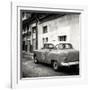 Cuba Fuerte Collection SQ BW - Taxi Pontiac 1953-Philippe Hugonnard-Framed Photographic Print