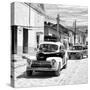 Cuba Fuerte Collection SQ BW - Taxis in Trinidad II-Philippe Hugonnard-Stretched Canvas