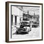 Cuba Fuerte Collection SQ BW - Taxis in Trinidad II-Philippe Hugonnard-Framed Photographic Print