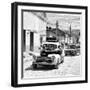 Cuba Fuerte Collection SQ BW - Taxis in Trinidad II-Philippe Hugonnard-Framed Photographic Print