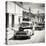 Cuba Fuerte Collection SQ BW - Taxis in Trinidad-Philippe Hugonnard-Stretched Canvas