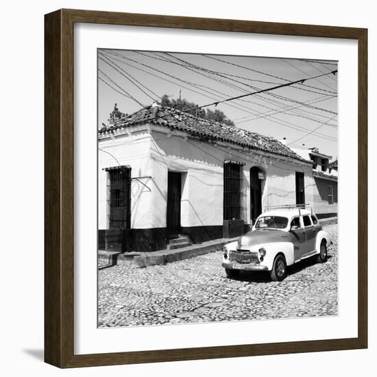 Cuba Fuerte Collection SQ BW - Trinidad Street Scene II-Philippe Hugonnard-Framed Photographic Print