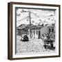 Cuba Fuerte Collection SQ BW - Trinidad Street Scene III-Philippe Hugonnard-Framed Photographic Print