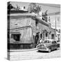 Cuba Fuerte Collection SQ BW - Trinidad Street Scene IV-Philippe Hugonnard-Stretched Canvas