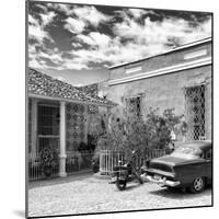 Cuba Fuerte Collection SQ BW - Trinidad Street Scene-Philippe Hugonnard-Mounted Photographic Print