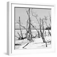 Cuba Fuerte Collection SQ BW - Tropical Wild Beach II-Philippe Hugonnard-Framed Photographic Print